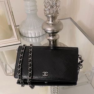 ❤️ Chanel Quilted long leather WOC ❤️